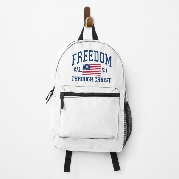 Item preview, Freedom Through Christ, Inspiring Faith - Patriotic American designed and sold by RLYGR8.
