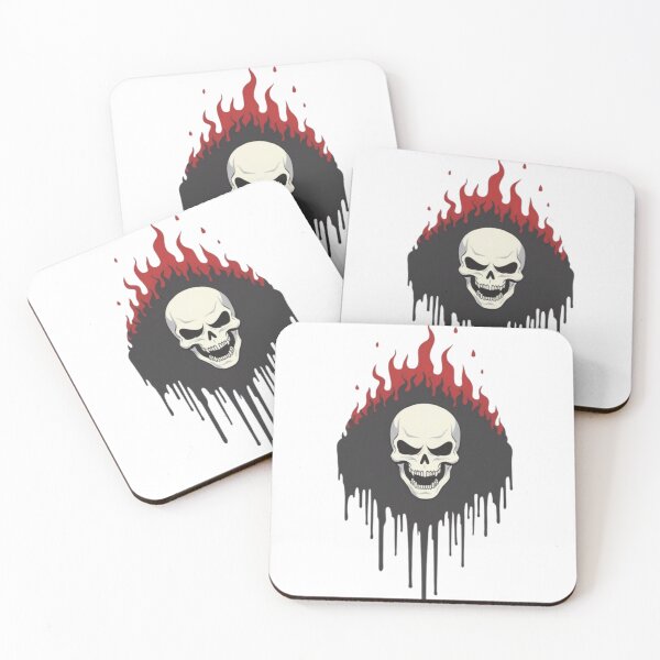 Item preview, Inferno Skull – Flaming Dark Art designed and sold by EleganceStudio.