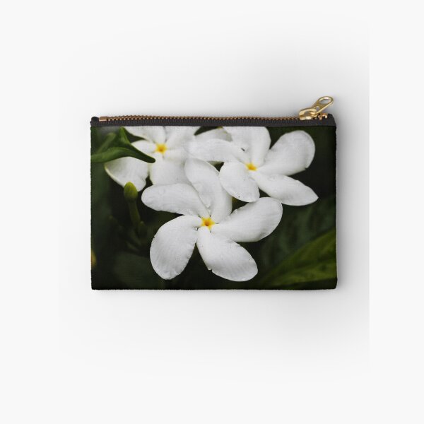 Item preview, White Plumeria Frangipani with Rain Droplets designed and sold by JMBennettPhotos.