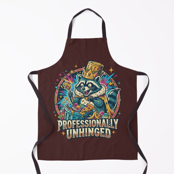Item preview, Professionally Unhinged Raccoon Funny Chaotic Trash Mammal Vintage T-Shirt designed and sold by Eidos [][][] ~εἶδος~.