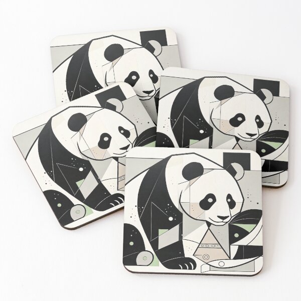 Item preview, cubist animal artwork designed and sold by forget45studio.