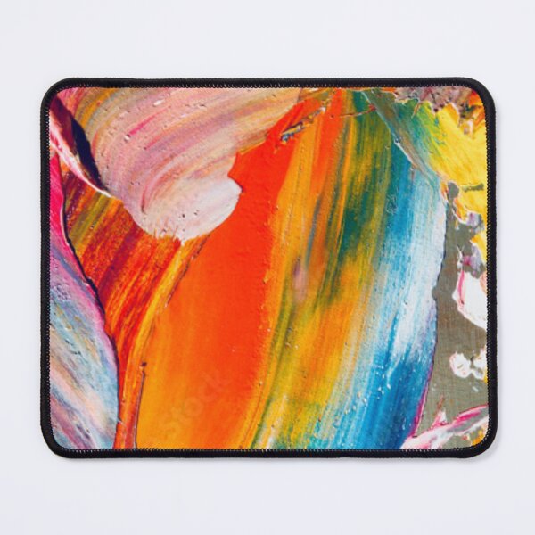 Item preview, Vibrant Abstract Oil Paint Texture Brush Stroke Wall Art Main Tag designed and sold by LuxocaDesigns24.