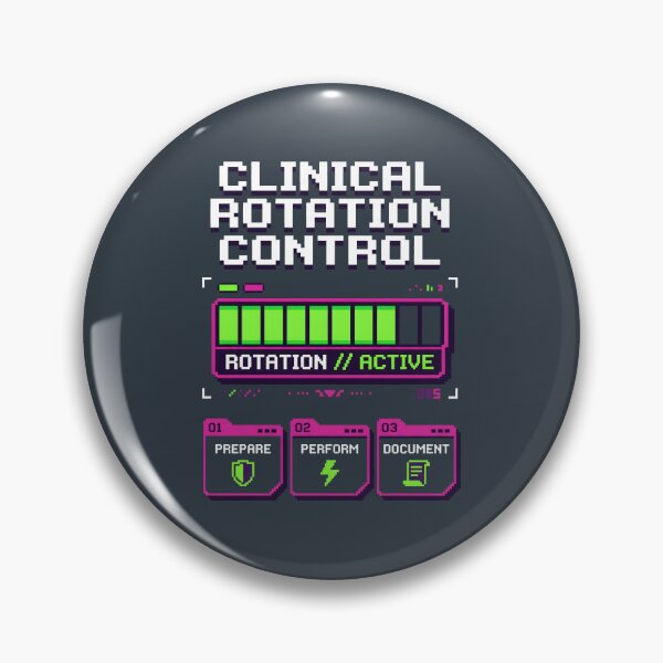 Item preview, Clinical Rotation Control - Nursing Student Gamer Gift designed and sold by SplashTastic.