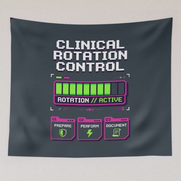 Item preview, Clinical Rotation Control - Nursing Student Gamer Gift designed and sold by SplashTastic.