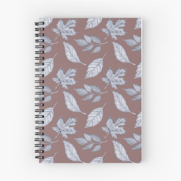 Item preview, Dusty Mauve Autumn Leaf Pattern | Vintage Botanical Art designed and sold by ​Jyoti Digital Artist.