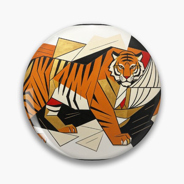 Item preview, cubist animal artwork designed and sold by forget45studio.