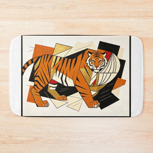 Item preview, cubist animal artwork designed and sold by forget45studio.