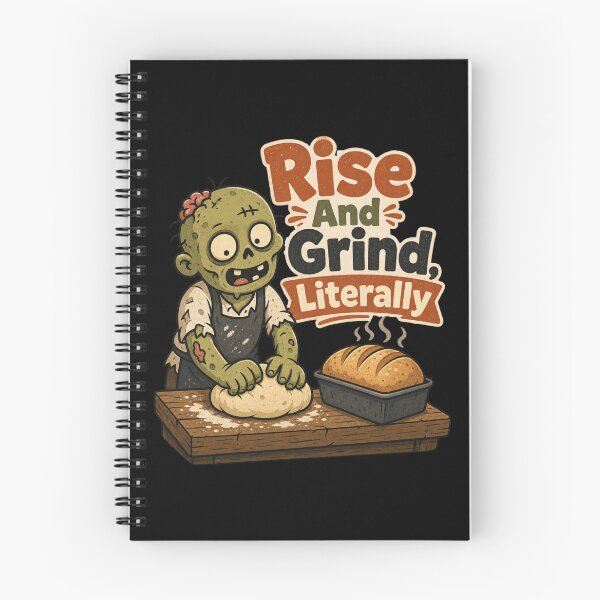 Item preview, Rise And Grind Literally Shirt, Comfort Colors® Zombie Baker Tee, Funny Halloween Baking Pun Graphic designed and sold by TshirtsLabs.