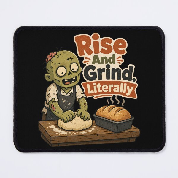 Item preview, Rise And Grind Literally Shirt, Comfort Colors® Zombie Baker Tee, Funny Halloween Baking Pun Graphic designed and sold by TshirtsLabs.
