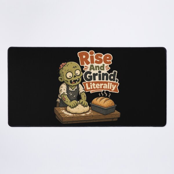 Item preview, Rise And Grind Literally Shirt, Comfort Colors® Zombie Baker Tee, Funny Halloween Baking Pun Graphic designed and sold by TshirtsLabs.