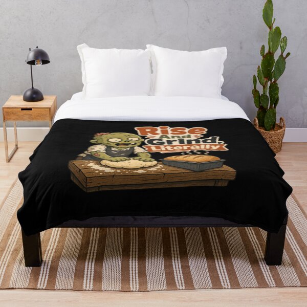 Item preview, Rise And Grind Literally Shirt, Comfort Colors® Zombie Baker Tee, Funny Halloween Baking Pun Graphic designed and sold by TshirtsLabs.