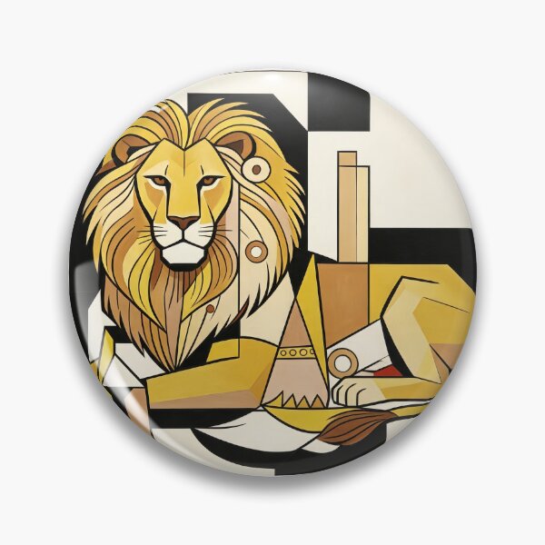 Item preview, cubist animal artwork designed and sold by forget45studio.
