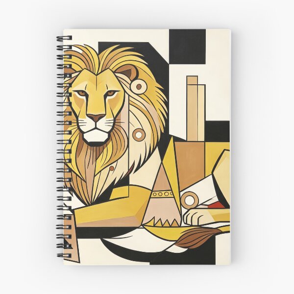Item preview, cubist animal artwork designed and sold by forget45studio.