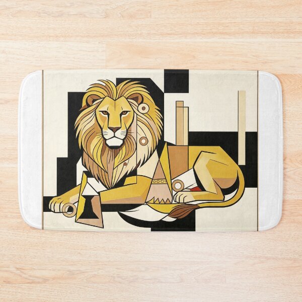 Item preview, cubist animal artwork designed and sold by forget45studio.