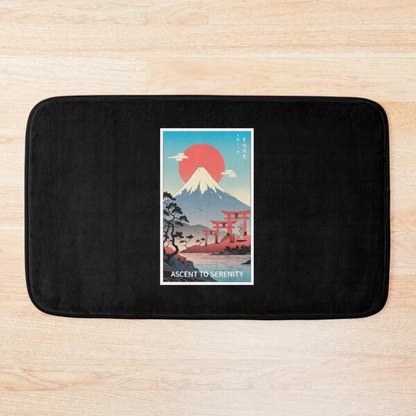 Item preview, Ascent To Serenity Mount Fuji Torii Gate Japanese Landscape designed and sold by Dravienart.