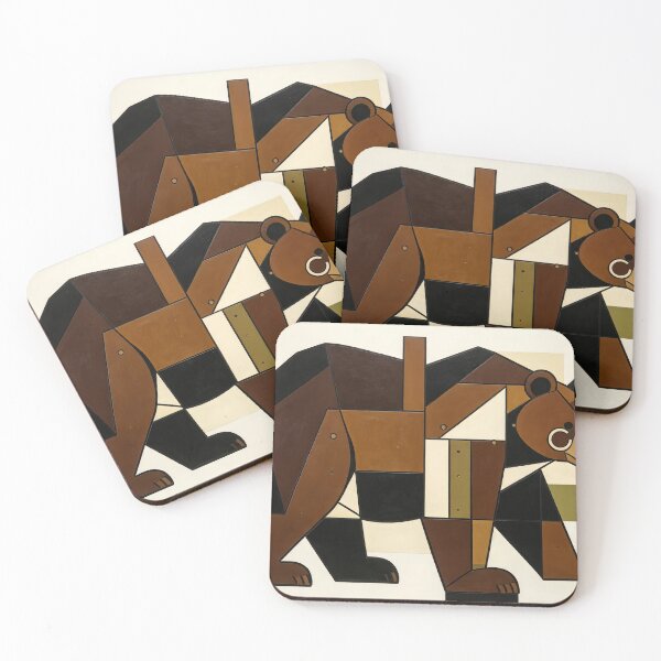 Item preview, cubist animal artwork designed and sold by forget45studio.
