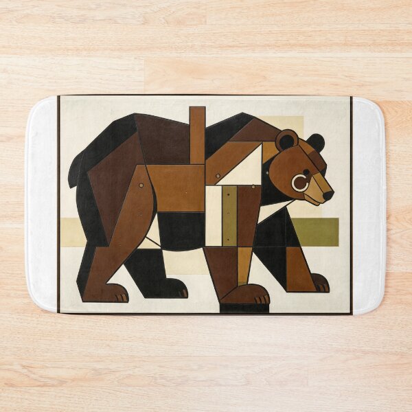 Item preview, cubist animal artwork designed and sold by forget45studio.