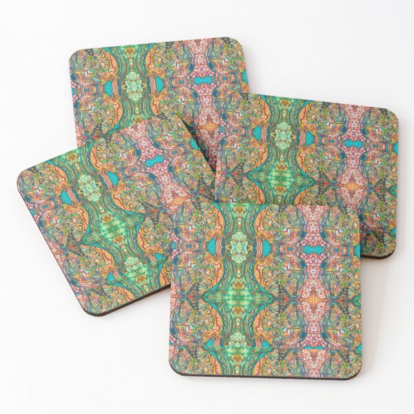Item preview, Psychedelic Mandala Garden designed and sold by LadybugEffect.