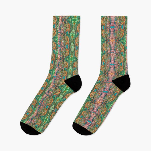 Item preview, Psychedelic Mandala Garden designed and sold by LadybugEffect.