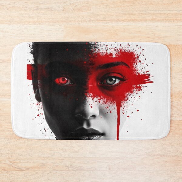 Item preview, Crimson Duality – Abstract Female Portrait designed and sold by EleganceStudio.