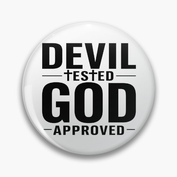 Item preview, devil tested god approved designed and sold by OCD_JESSICA.
