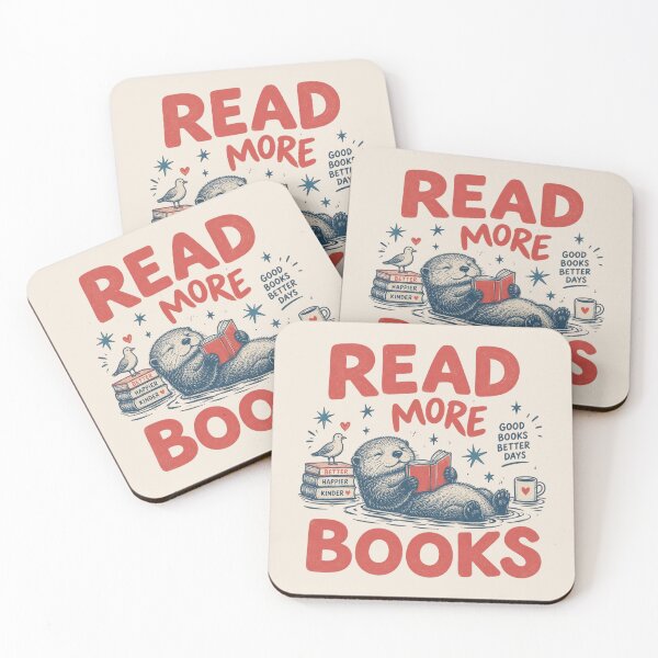 Item preview, Read More Books Otter Funny Bookish, Sea Otter Reading Book Lover Gift designed and sold by Cchotlan.