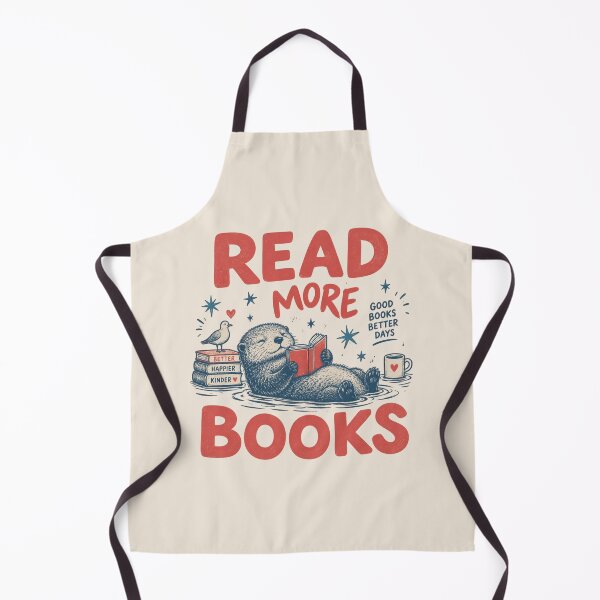 Item preview, Read More Books Otter Funny Bookish, Sea Otter Reading Book Lover Gift designed and sold by Cchotlan.
