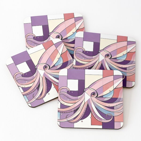 Item preview, cubist animal artwork designed and sold by forget45studio.