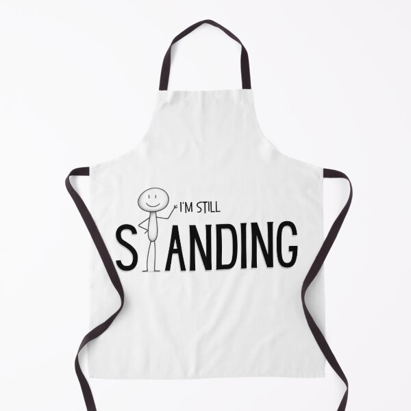 Item preview, I'm Still Standing - Funny Stick Figure Typography designed and sold by SunandShade.