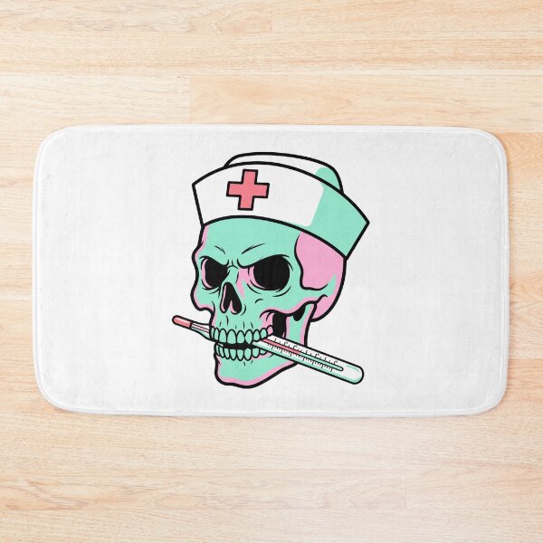 Item preview, Creepy Nurse Skull Thermometer Pastel Goth Kawaii Medical Aesthetic designed and sold by Animer-art1.
