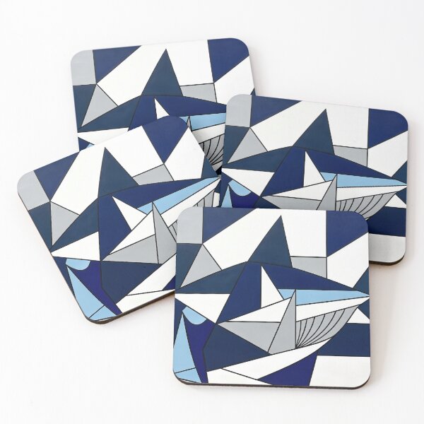 Item preview, cubist animal artwork designed and sold by forget45studio.