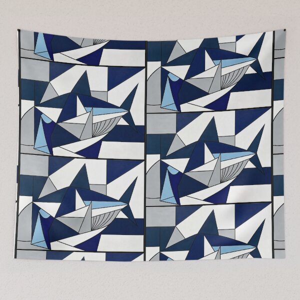 Item preview, cubist animal artwork designed and sold by forget45studio.