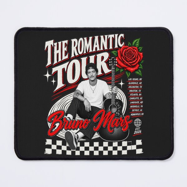 Item preview, Bruno-Mars-The-Romantic-Tour designed and sold by justsomeweird.