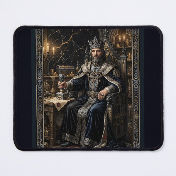 Item preview, King of Seals- tarot card designed and sold by Studio77-Gothic.