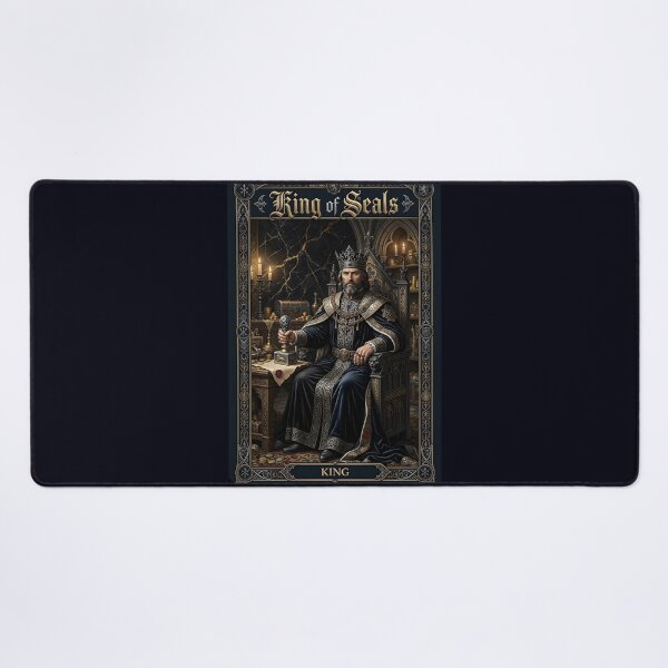 Item preview, King of Seals- tarot card designed and sold by Studio77-Gothic.