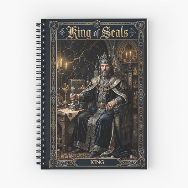 Item preview, King of Seals- tarot card designed and sold by Studio77-Gothic.