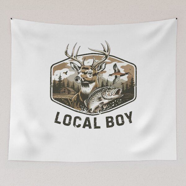 Item preview, Local Boy Deer Hunting designed and sold by suhairee-studio.