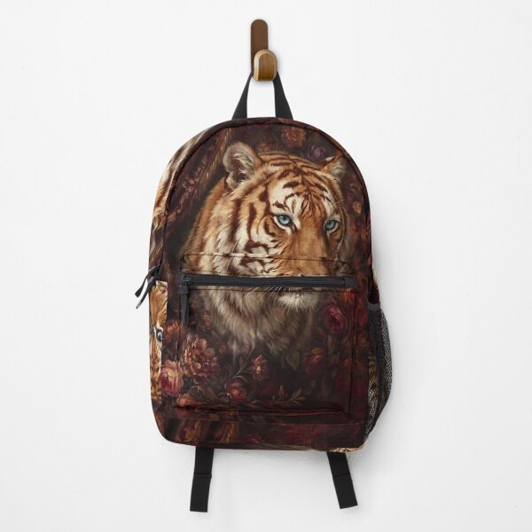 Item preview, Majestic Tiger Vintage Baroque Floral Painting designed and sold by Real Beast Art.