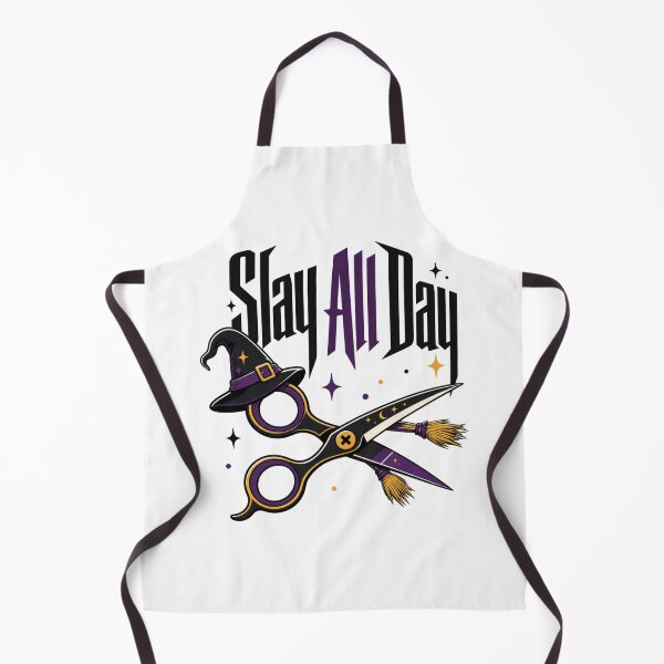 Item preview, All Day Shirt, Comfort Colors® Witch Scissors Tee, Funny Halloween Hairstylist Salon Graphic designed and sold by TshirtsLabs.