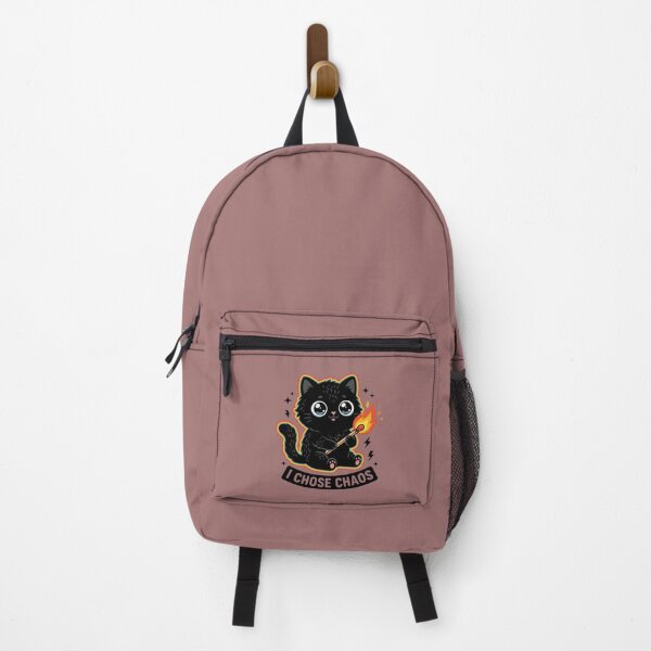Item preview, I Chose Chaos Cute Fluffy Black Cat Funny Sarcastic Graphic Shirt designed and sold by Eidos [][][] ~εἶδος~.