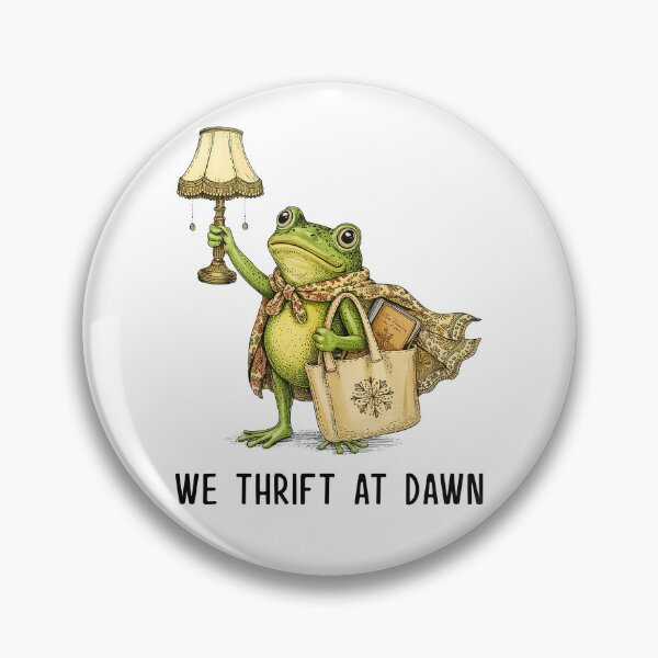 Item preview, We Thrift At Dawn Funny Frog designed and sold by nosu-art-pod.