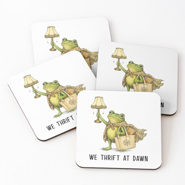 Item preview, We Thrift At Dawn Funny Frog designed and sold by nosu-art-pod.