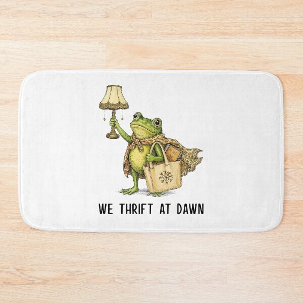 Item preview, We Thrift At Dawn Funny Frog designed and sold by nosu-art-pod.