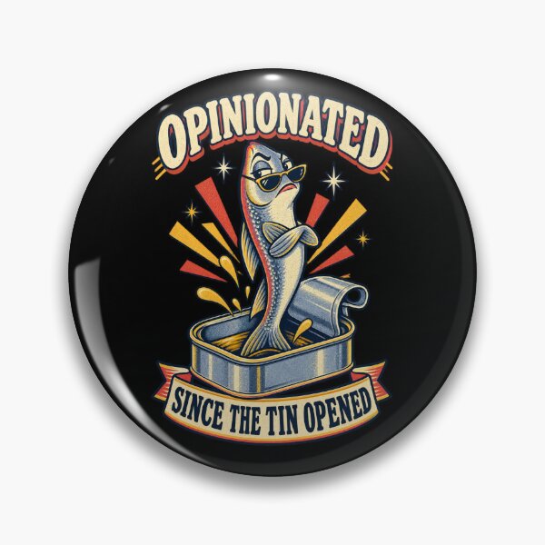 Item preview, Opinionated Anchovy in a Retro Tin designed and sold by Rudinho102.