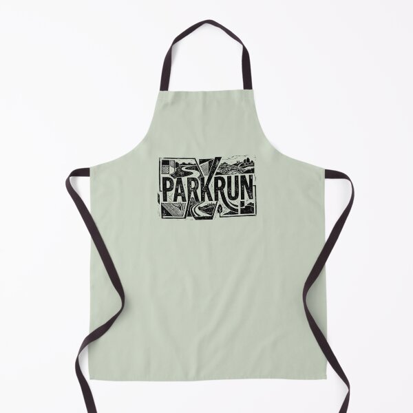 Item preview, Parkrun Landscape Running Woodcut Linocut Art 5k Runner Gift designed and sold by KiwiRider.