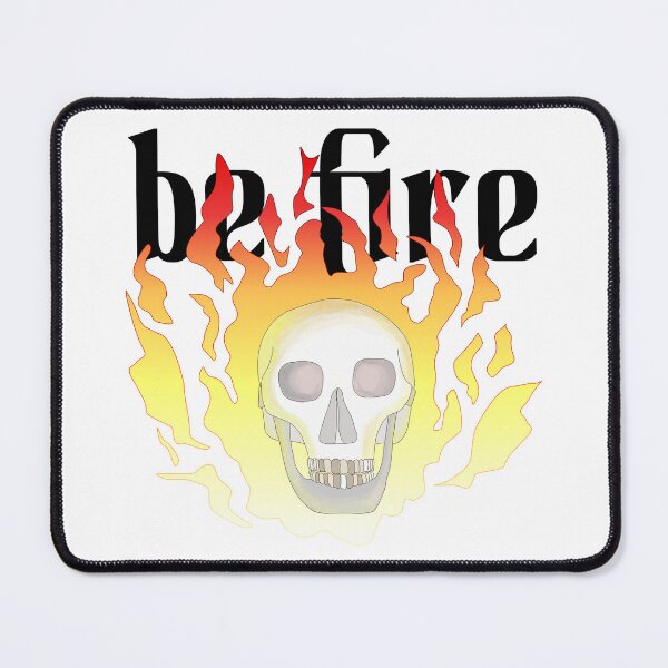 Item preview, Flaming Skull Be Fire Graphic Art designed and sold by laxmanrajart.