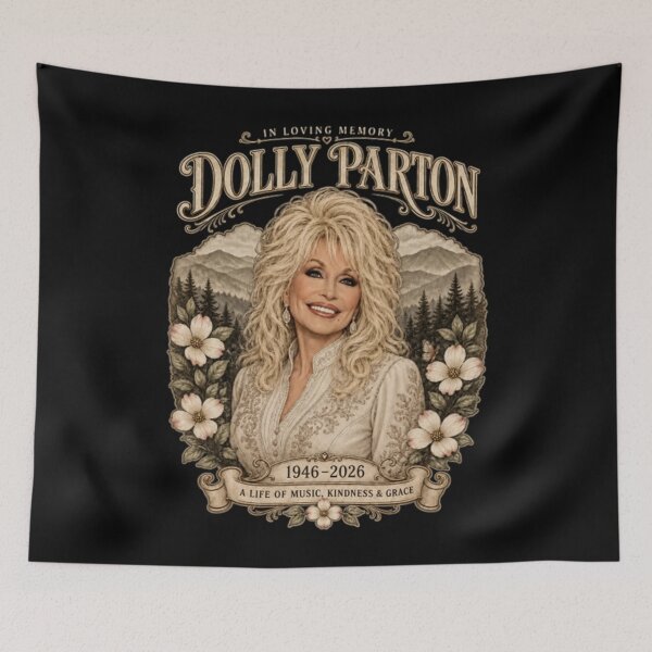 Item preview, Dolly Parton Memorial 1946–2026 In Loving Memory, Queen of Country Music designed and sold by VevineCarr.