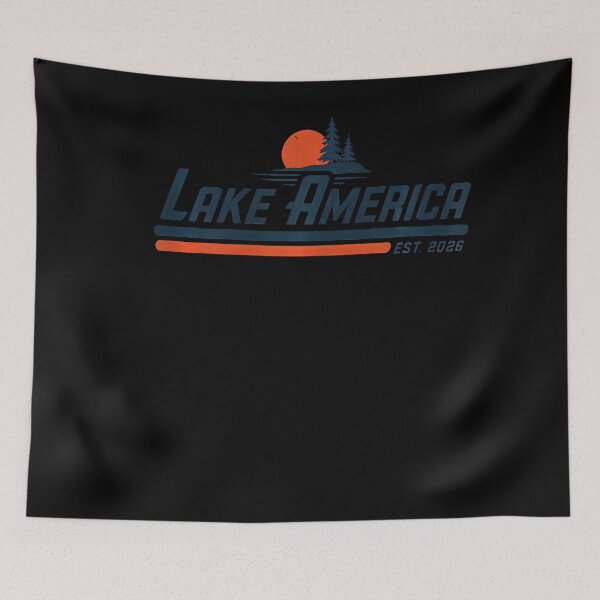 Item preview, Lake America Est 2026 Retro Vintage Patriotic USA designed and sold by Khescoiu.