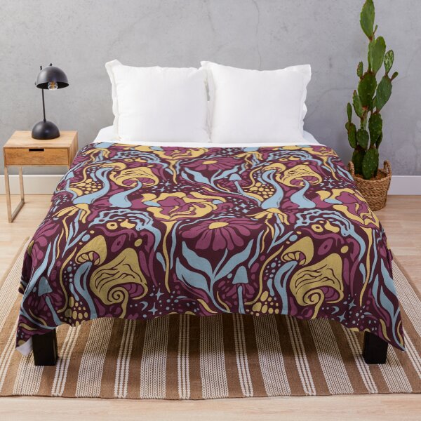 Item preview, Psychedelic Flowers, Forest Mushrooms and 70s Whirlpools designed and sold by Pattique.