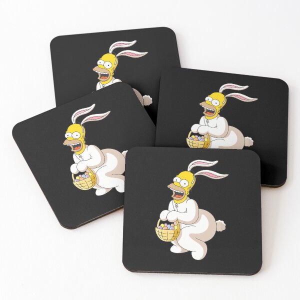 Item preview, Yellow Cartoon Family Donut Loving Dad Easter Bunny designed and sold by ZachDowns.